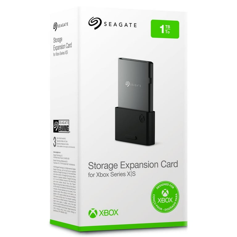 Disque dur externe SSD NVMe Seagate Expansion Card pour Xbox Series X,S / 1  To / Noir