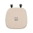 thumbnail image 4 of Accesorios universales para cojines de asiento de coche, protección agradable para la piel, duradero, antideslizante, cómodo y bonito protector de almohadilla para Asiento delantero del oso, 4 of 8