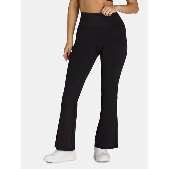 Avia Women's SoftSculpt Flare Leg Yoga Pants, Sizes XS-XXXL