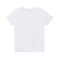thumbnail image 5 of Spazoro Toddler Girls T-shirts, Love Mom Casual Crewneck Summer Short Sleeve Tops White Size 2-13T, 5 of 7