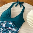 thumbnail image 5 of Antqov One Piece Swimsuit Women, Fashion V Neck Straps Spaghetti Backless Bathing Suit Tummy Control, Summer Lightweight Comfy Vacation Sports Swimwear, 5 of 9