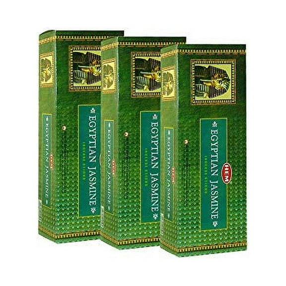 Hem Egyptian Jasmine Incense, 3 Boxes - (360 sticks bulk per order)