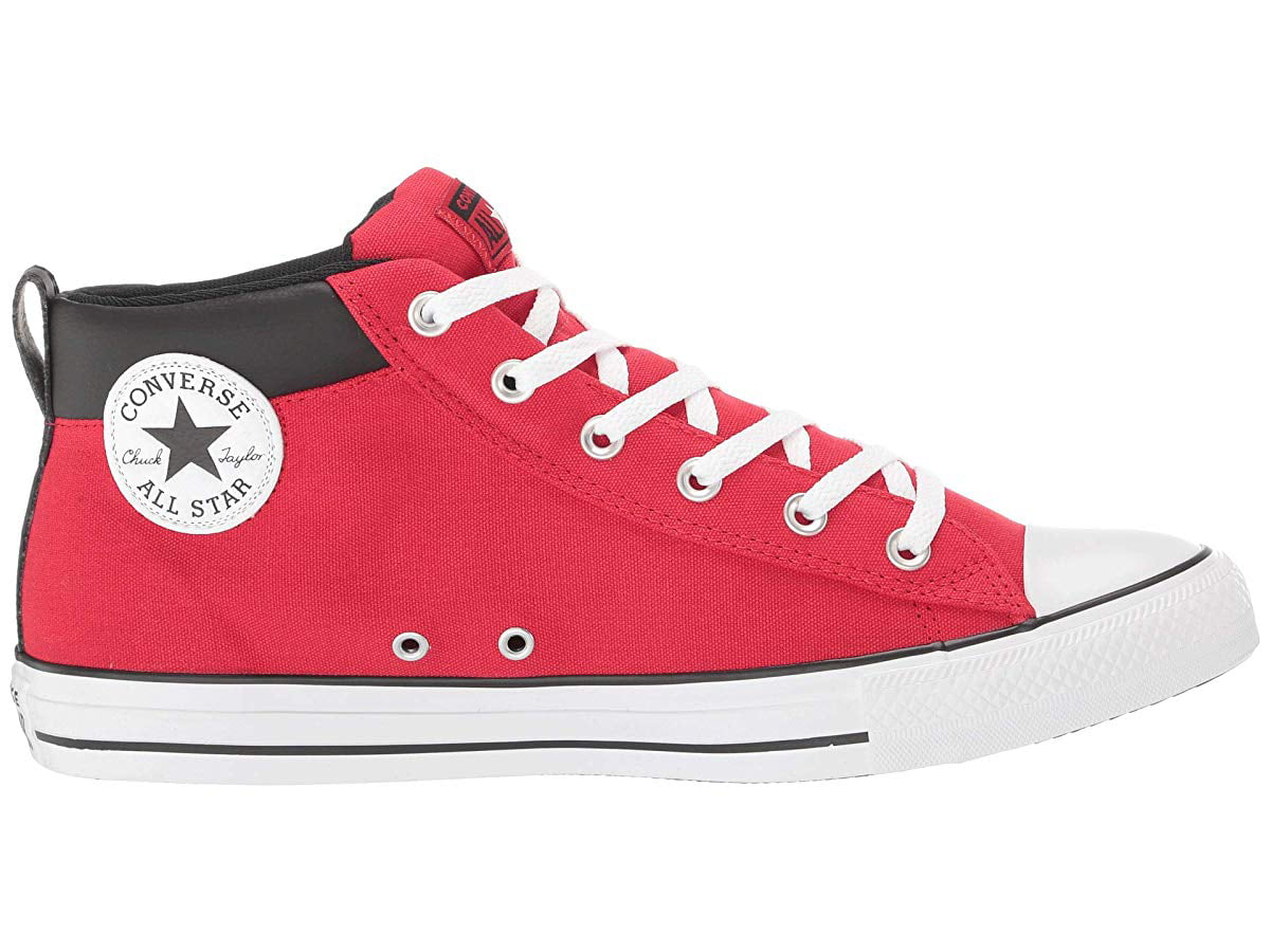 converse all star red black