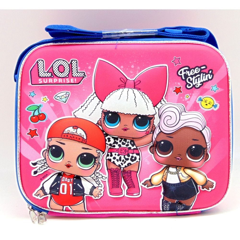 LOL Surprise OMG Slay The Runway Swag Insulated Lunch Bag w/ Shoulder Strap LOL Surprise OMG Slay The Runway Swag Insulated Lunch Bag w/ Shoulder Strap