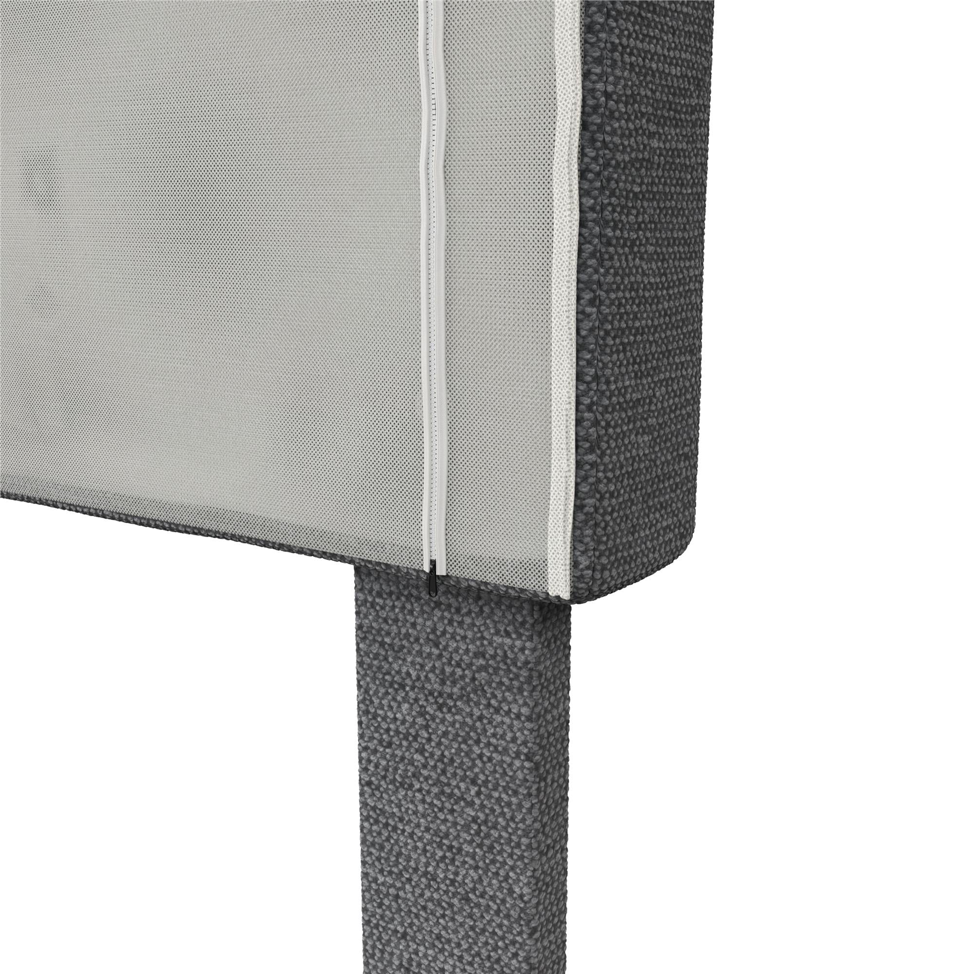Better Homes & Gardens Juliet Twin Boucle Headboard, Grey