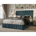 thumbnail image 3 of HMD Zachary King Tufted Upholstered Platform Bed, Denim Blue, 3 of 3