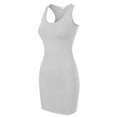thumbnail image 7 of MixMatchy Women's Fitted Sleeveless Sexy Bodycon Round Neck Mini Dress, 7 of 7