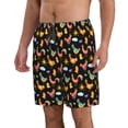 thumbnail image 2 of Goofa Flowe Rooster Printed Mens Swim Trunks Summer Quick Dry Short Beach Swimwear Bathing Suits-, 2 of 9