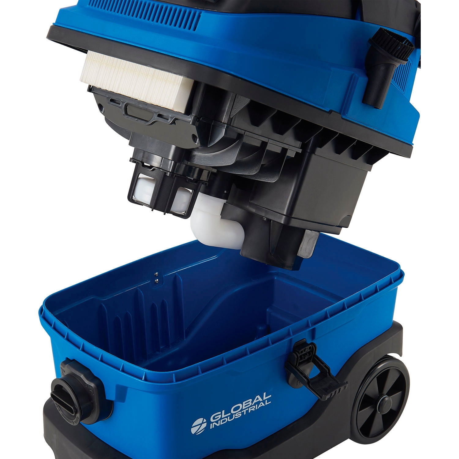 HEPA Wet/Dry Vacuum with Power Regulator & Air Tools Connector, 8 Gallon Capacity