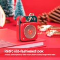thumbnail image 4 of Muzen Mini Altavoz Bluetooth: Altavoz inalámbrico portátil de Metal, Audio de Volumen HiFi Recargable con cordón y Caja de Regalo, decoración Retro clásica, 4 of 5