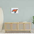 thumbnail image 2 of Bold Orange Nautical Turtle Animals & Insects Graphic Art Gallery Wrapped Canvas Print Wall Art, 2 of 7