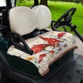 thumbnail image 2 of Golf Cart Seat Covers for 2 Seater,Red Gnomes Mushrooms Microfiber Cart Seat Towel Blanket,Spring Floral Watercolor Botanical Vintage Absorbent NonSlip Bench Seats Protector for Golf Course 51"x31", 2 of 9