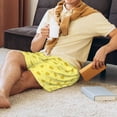 thumbnail image 5 of Naloa Cheese 1 Men's Short Pajama Pants, Pj Shorts, Lounge Comfort Shorts-X-Large, 5 of 6