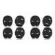 thumbnail image 1 of Repuesto de Rejilla de MicróFono de 8 Piezas, Cabezal de Rejilla de MicróFono de para MicróFono InaláMbrico y MicróFonos con Cable, Negro, 1 of 5