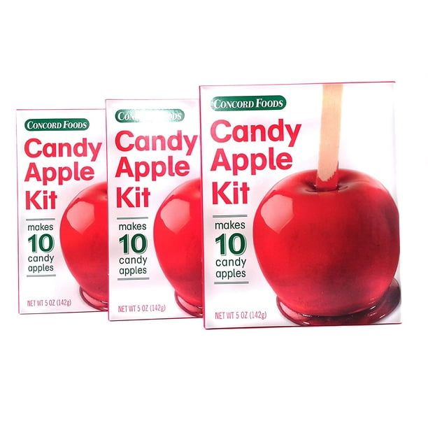 Concord Candy Apple Kit 3 Pack Bundle 30 Ct Walmart Com Walmart Com