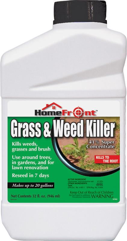 Homefront 107461 Grass Amp Weed Killer Concentrate Quart Walmart Com