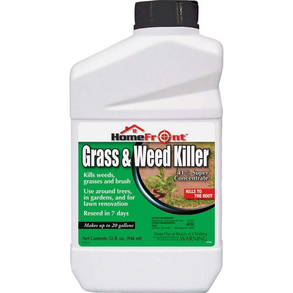 HomeFront 107461 Grass & Weed Killer, Concentrate, Quart
