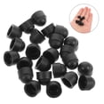 thumbnail image 2 of GOOHOCHY 25 piezas tornillos tuerca tapa protectora cubierta de perno tapas de tornillo tapa hexagonal kits de surtido de tuercas de plástico para tornillos expuestos tapa protectora M5, 2 of 7