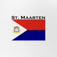 thumbnail image 2 of CafePress - St. Maarten Flag - Adjustable Unisex Printed Trucker Hat with Mesh Back, 2 of 8