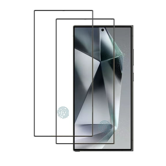 for Samsung Galaxy S24 Ultra Full Coverage Screen Protector - 2PCS Clear Anti-scratch Tempered Glass for Samsung Galaxy S24 Ultra 5G [Support Fingerprint ID]
