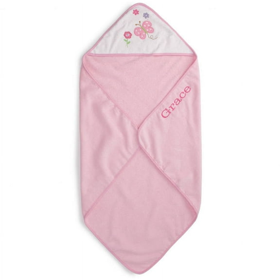 Personalized Hooded Towel with Butterfly