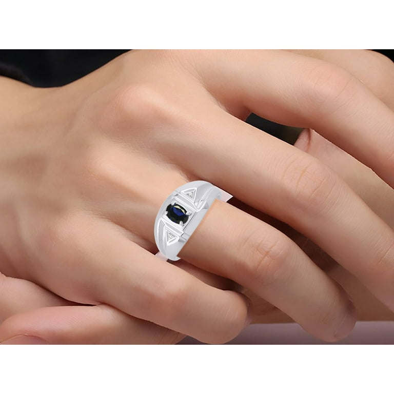 Men's september deals birthstone rings