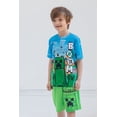 thumbnail image 2 of Minecraft Creeper Little Boys T-Shirt and Shorts Outfit Set Little Kid to Big Kid, 2 of 5