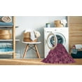 thumbnail image 2 of Ahgly Company Machine Washable Indoor Round Transitional Burnt Pink Area Rugs, 8' Round, 2 of 7