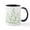 White/Black Inside, variant on CafePress - Three Pine Trees Mug - 11 oz Ceramic Mug - Novelty Coffee Tea Cup