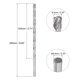 thumbnail image 2 of Helicoidales Brocas, Alta-Velocidad Acero, Extra Largo Taladro 8,5x250 mm, 2 of 5