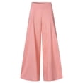 thumbnail image 3 of ZANZEA Women High Waist Wide Leg Pants Loose Casual Palazzo Trousers, 3 of 10