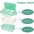 thumbnail image 4 of Fiambreras, Bento Boxes, Fiambreras, Fiambreras A Prueba De Fugas Para Niños Y Adultos, Fiambreras Bento Con 3 Compartimentos Y Cubiertos, Contenedores De Alimentos Sin Bpa, Apto Para Microondas Y Lav Namotu LKX-0884-1, 4 of 7