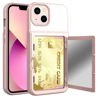  WeLoveCase for iPhone 13 Pro Wallet Case with Credit Card Holder  & Hidden Mirror, Three Layer Shockproof Heavy Duty Protection Cover  Protective Case for iPhone 13 Pro - 6.1 inch Mint
