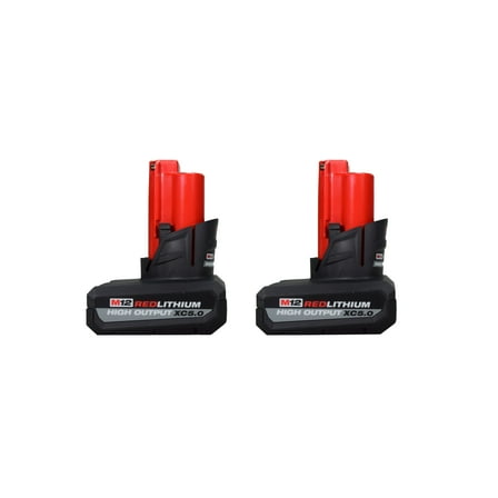 Milwaukee 48-11-2450 12V Lithium-Ion High Output 5Ah Battery 2 Pack