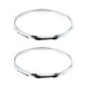 thumbnail image 1 of Sonducket 1 par de llantas de aro de tambor de hierro Tom de 14 pulgadas con 6 agujeros Accesorios para instrumentos musicales 1.2 mm 14 pulgadas 8 agujeros, 1 of 1