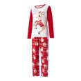 thumbnail image 4 of Meihuid Holiday Family Pajamas Matching Sets Christmas PJs with Mama Bear Printed Romper Plaid Pants Sleepwear, 4 of 10