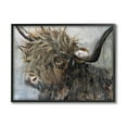 thumbnail image 2 of Stupell Industries Baby Highland Cattle Portrait Rustic Rain P. Drip, 20 x 16, Design by Kamdon Kreations, 2 of 5