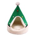 thumbnail image 1 of WRITWAA 1 Pce Tissu Peluche Courte Grotte pour Chats Lit Nid, 1 of 8
