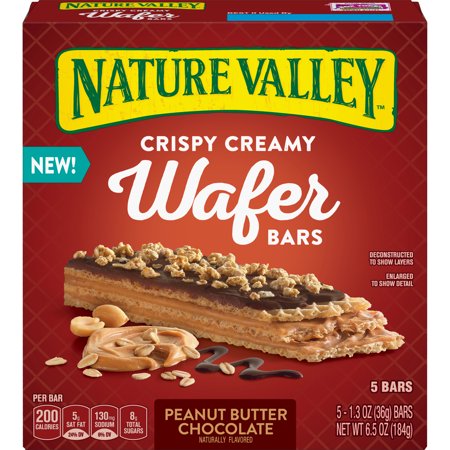 Nature Valley Wafer Bar, Peanut Butter Chocolate - Walmart.com