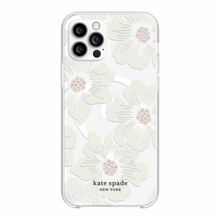 Kate Spade Protective Hardshell Case with MagSafe Hollyhock Floral