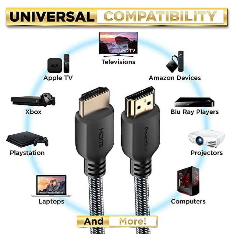 Powerbear 4K HDMI Cable 10 Feet High Speed photo 5