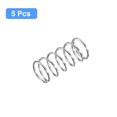 thumbnail image 3 of Compression Spring, 5 Pack 304 Stainless Steel, 7mm OD, 0.6mm Wire, 15mm Length, 3 of 6