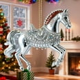 thumbnail image 6 of Christmas Ornament Horse Christmas Ornament 2025, Horse Ornaments for Christmas Tree, Horse Gifts for Women, Girls Horse Gifts for Horse Lovers (G), 6 of 8
