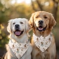 thumbnail image 2 of Dog Bandana 2 Pack,Beige Fairy Mushroom Pattern Bandanas for Dogs,Cat Bandana,Small/ Large Dog Bandana 2 Size,Dog Bandanas, 2 of 6
