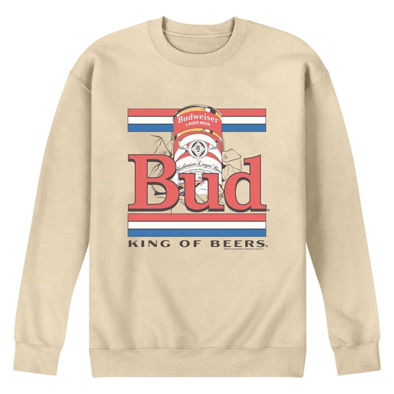Budweiser - Bud Vintage Stripes Graphic Fleece Sweatshirt