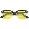 thumbnail image 2 of zeroUV - Polarized Lens Classic Half Frame Horn Rimmed Sunglasses 50mm - 50mm, 2 of 5