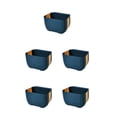 thumbnail image 3 of Matsuzay Cubo de basura innovador Complemento elegante y funcional para el hogar Cubo de basura ergonómico Montado en la pared azul amarillo Type2 NO2, 3 of 6