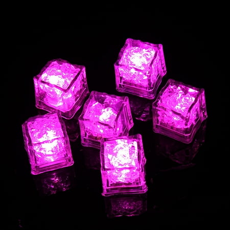 

Mittory Baby Bathroom Bath Toy Luminous Ice Cubes Colorful Sensor Night Light LED Flashing Ice Cubes Water Luminous Night Light Flashes Quickly And Slowly 5pcs