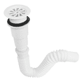 thumbnail image 1 of Céspol Práctico flexible tipo 'P' Fleximatic para fregadero Extensión 55 cm con Check anti-olores, 1 of 3