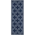 thumbnail image 6 of SAFAVIEH Dhurries Walter Geometric Area Rug, Navy/Ivory, 7' x 7' Round, 6 of 11